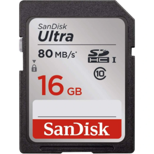 Thẻ nhớ SD Ultra SanDisk 16GB Class 10 - 80MB/s