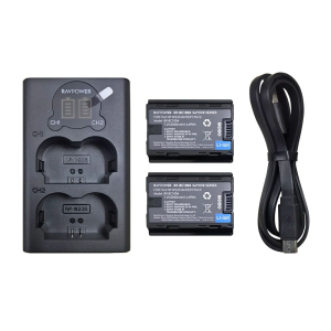 Bộ sạc kèm 2 pin RAVPower RP-BC1004 dùng cho Fujifilm NP-W235 - Chính hãng Bộ sạc kèm 2 pin RAVPower RP-BC1004 dùng cho Fujifilm NP-W235 - Chính hãng
