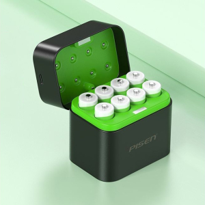 Bộ sạc 8 pin Pisen AA5 (Pisen-8) 3600mWh Li-ion 1.5V - Chính hãng Bộ sạc 8 pin Pisen AA5 (Pisen-8) 3600mWh Li-ion 1.5V - Chính hãng