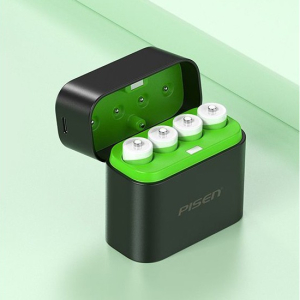 Bộ sạc 4 pin Pisen AA5 (Pisen-4) 3600mWh Li-ion 1.5V - Chính hãng Bộ sạc 4 pin Pisen AA5 (Pisen-4) 3600mWh Li-ion 1.5V - Chính hãng