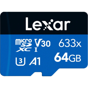 Thẻ nhớ microSDXC Lexar 64GB 100MB/s UHS-I Blue Series