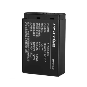 Pin sạc Pisen LP-E17 dùng cho Canon - Chính hãng Pin sạc Pisen LP-E17 dùng cho Canon - Chính hãng