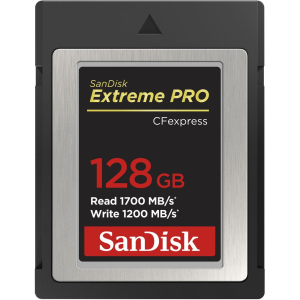 Thẻ nhớ CFexpress SanDisk Extreme PRO Type B 128GB 1700 MB/s Thẻ nhớ CFexpress SanDisk Extreme PRO Type B 128GB 1700 MB/s