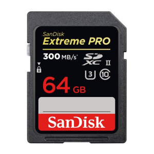 Thẻ nhớ SDHC Sandisk Extreme Pro UHS-II U3 64GB 300MB/s Thẻ nhớ SDHC Sandisk Extreme Pro UHS-II U3 64GB 300MB/s