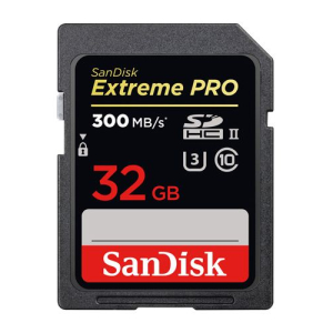 Thẻ nhớ SDHC Sandisk Extreme Pro UHS-II U3 32GB 300MB/s Thẻ nhớ SDHC Sandisk Extreme Pro UHS-II U3 32GB 300MB/s