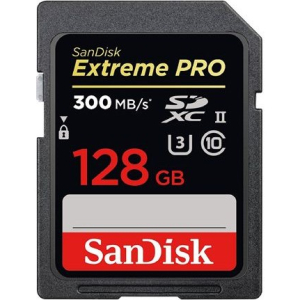 Thẻ nhớ SDXC Sandisk Extreme Pro UHS-II U3 128GB 300MB/s