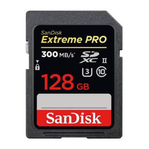 Thẻ nhớ SDHC Sandisk Extreme Pro UHS-II U3 128GB 300MB/s Thẻ nhớ SDHC Sandisk Extreme Pro UHS-II U3 128GB 300MB/s