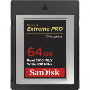 Thẻ nhớ CFexpress SanDisk Extreme PRO Type B 64GB 1500 MB/s Thẻ nhớ CFexpress SanDisk Extreme PRO Type B 64GB 1500 MB/s
