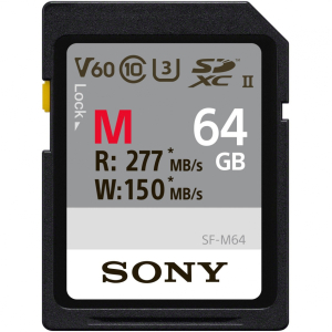 Thẻ nhớ Sony SDXC UHS-II SF-M/T2 64GB 277MB/s Thẻ nhớ Sony SDXC UHS-II SF-M/T2 64GB 277MB/s