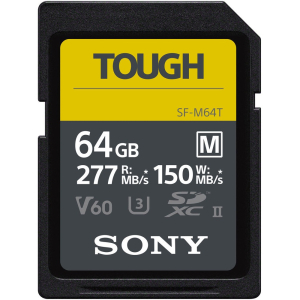 Thẻ nhớ SDXC Sony 64GB SF-M TOUGH UHS-II 277MB/s Thẻ nhớ SDXC Sony 64GB SF-M TOUGH UHS-II 277MB/s