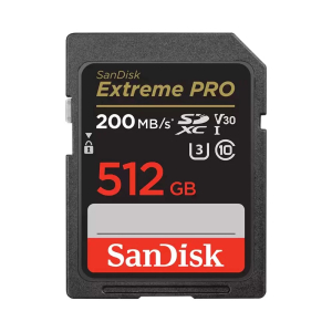 Thẻ nhớ SDXC SanDisk Extreme Pro UHS-I 512GB 200MB/s Thẻ nhớ SDXC SanDisk Extreme Pro UHS-I 512GB 200MB/s