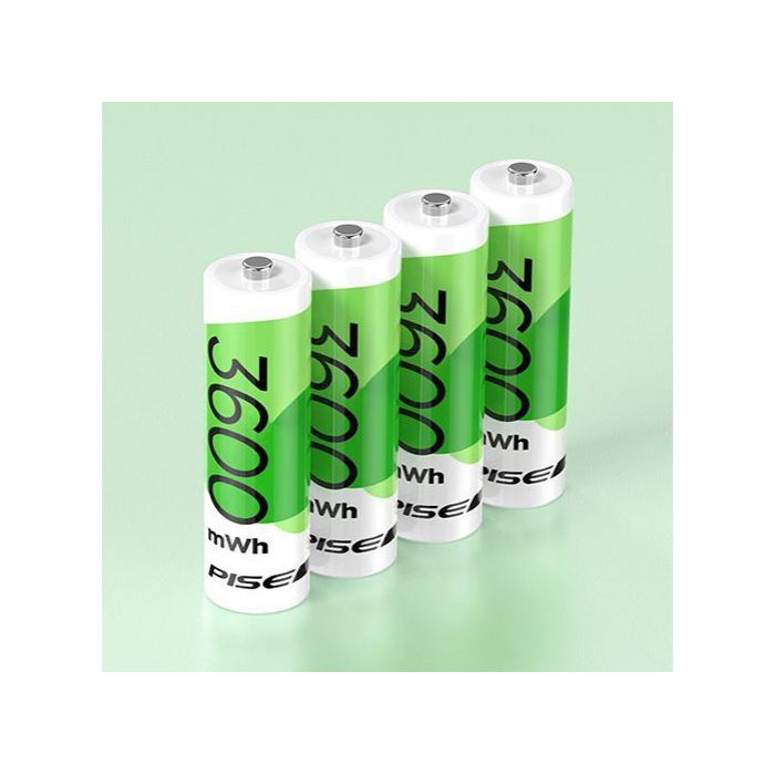 Bộ 4 pin Pisen AA5 (Pisen-4) 3600mWh Li-ion 1.5V - Chính hãng Bộ 4 pin Pisen AA5 (Pisen-4) 3600mWh Li-ion 1.5V - Chính hãng