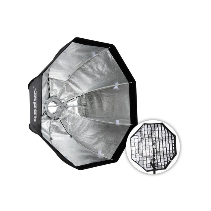 Softbox dù Godox ngàm Bowen 80cm tổ ong - Chính hãng Softbox dù Godox ngàm Bowen 80cm tổ ong - Chính hãng