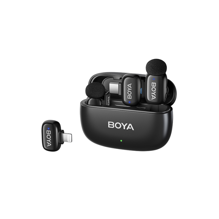 BOYA Mini Type-C + Lightning (Black) - Chính hãng