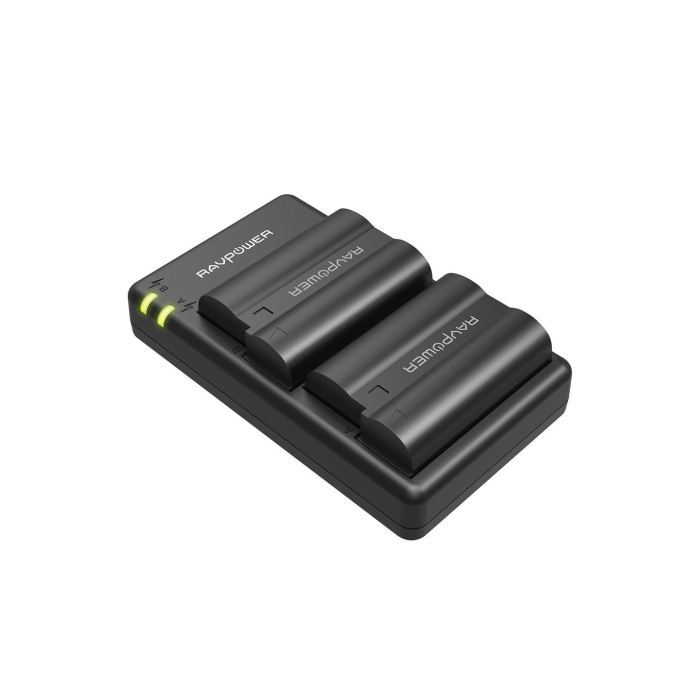 Bộ 2 pin và sạc kép RAVPower RP-BC057 for Nikon - Chính hãng (EN-EL15) Bộ 2 pin và sạc kép RAVPower RP-BC057 for Nikon - Chính hãng (EN-EL15)
