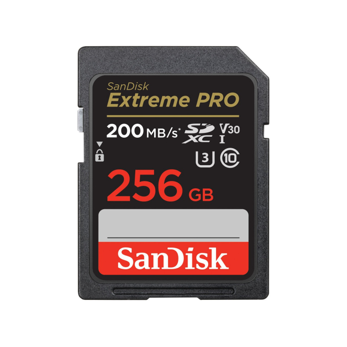 Thẻ nhớ SDXC SanDisk Extreme Pro UHS-I 256GB 200MB/s Thẻ nhớ SDXC SanDisk Extreme Pro UHS-I 256GB 200MB/s