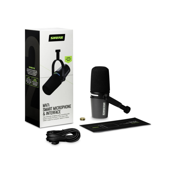 Microphone Shure MV7i - Chính hãng Microphone Shure MV7i - Chính hãng