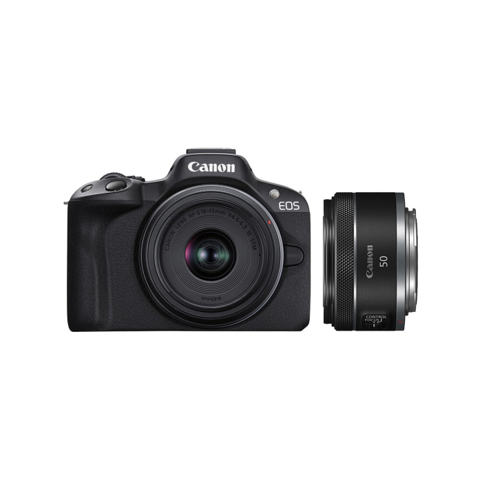 Canon EOS R50 - (Kèm Kit Lens 18-45mm + RF 50mm f/1.8 STM) Chính hãng Canon EOS R50 - (Kèm Kit Lens 18-45mm + RF 50mm f/1.8 STM) Chính hãng
