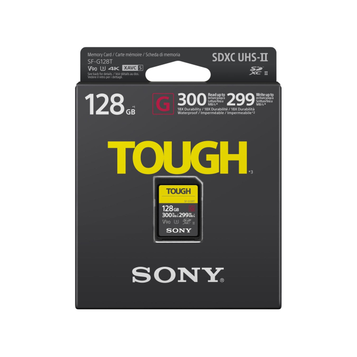 Thẻ nhớ Sony SF-G Tough UHS-II SDHC 128GB Thẻ nhớ Sony SF-G Tough UHS-II SDHC 128GB