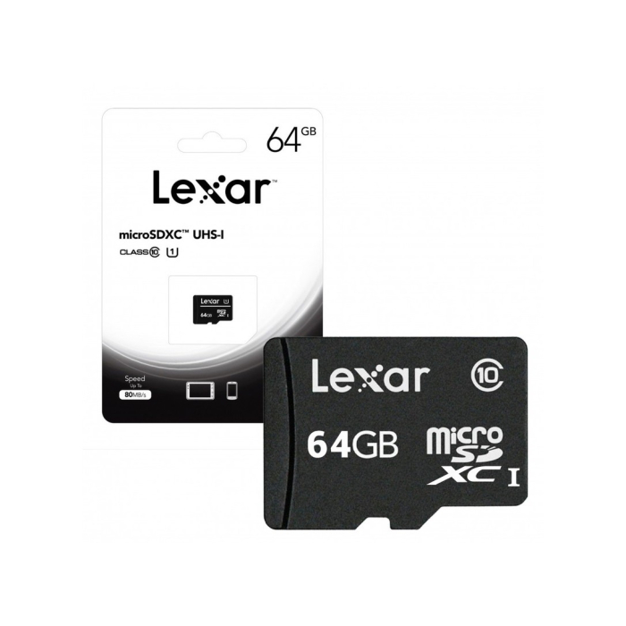 Thẻ nhớ microSDXC Lexar 64GB 80MB/s UHS-I
