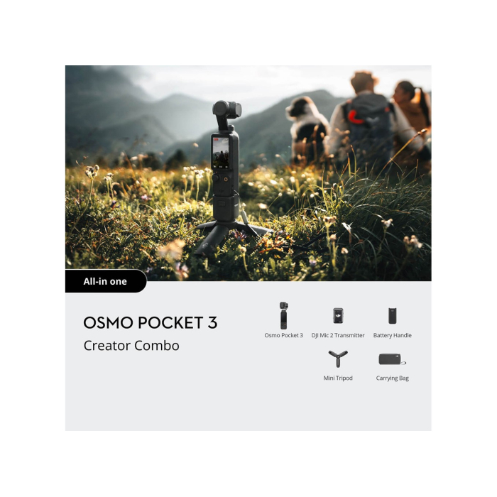 DJI Osmo Pocket 3 Creator Combo - Chính hãng DJI Osmo Pocket 3 Creator Combo - Chính hãng