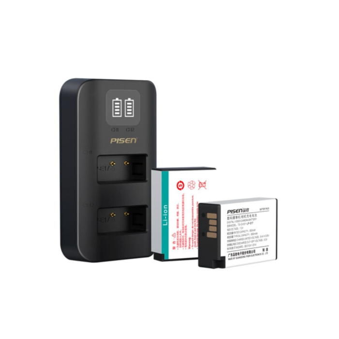 Bộ 2 pin & sạc Pisen LP-E17 dùng cho Canon - Chính hãng Bộ 2 pin & sạc Pisen LP-E17 dùng cho Canon - Chính hãng