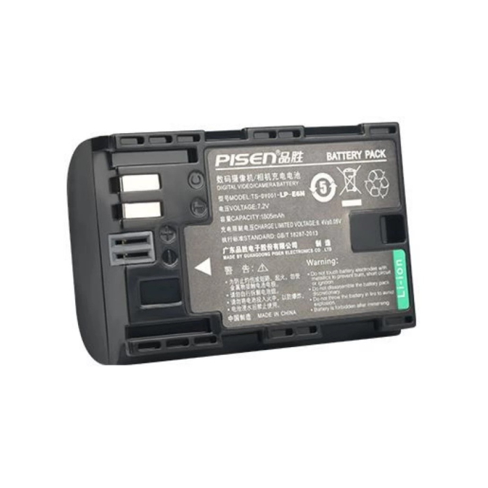 Pin sạc Pisen LP-E6N dùng cho Canon - Chính hãng Pin sạc Pisen LP-E6N dùng cho Canon - Chính hãng