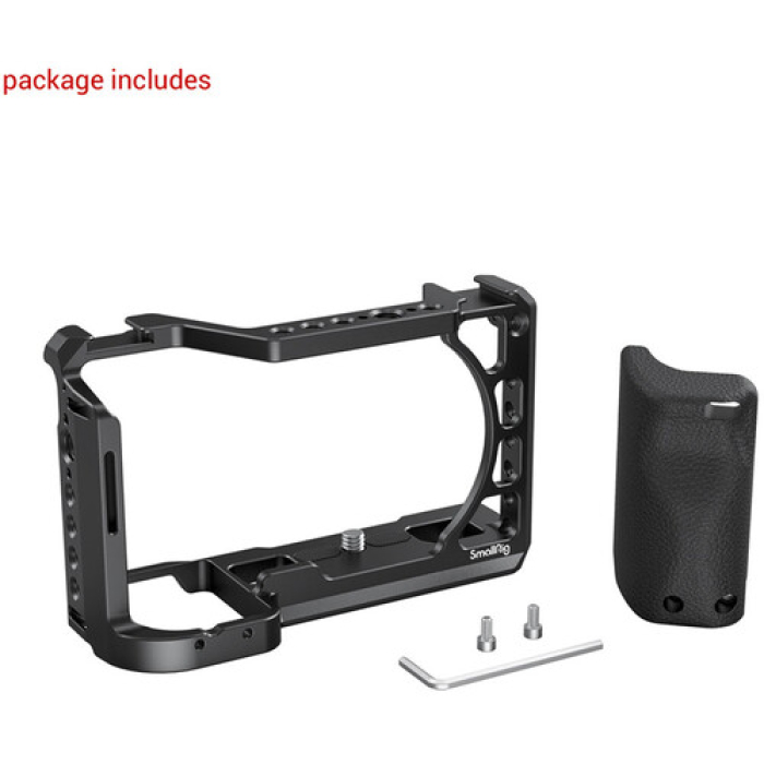 SmallRig Camera Cage with Silicone Handle for Sony A6100/A6300/A6400 - Chính hãng