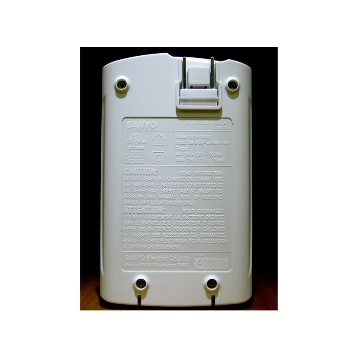 Sạc Sanyo for pin AA/AAA - Chính hãng Sạc Sanyo for pin AA/AAA - Chính hãng