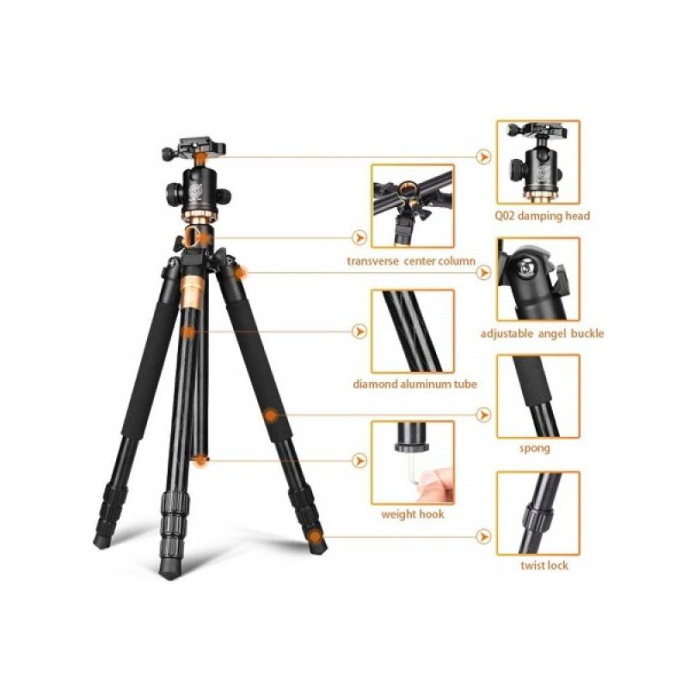 Tripod Beike Professional Q-999H - Chính hãng Tripod Beike Professional Q-999H - Chính hãng