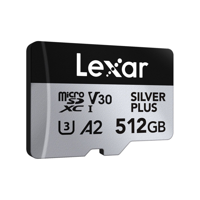 Thẻ nhớ microSDXC Lexar 512GB 205MB/s UHS-I Professional Silver Plus Series