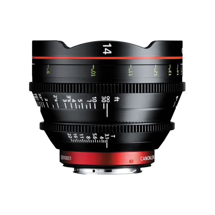 Canon CN-E 14mm T3.1 L F - Chính hãng Canon CN-E 14mm T3.1 L F - Chính hãng