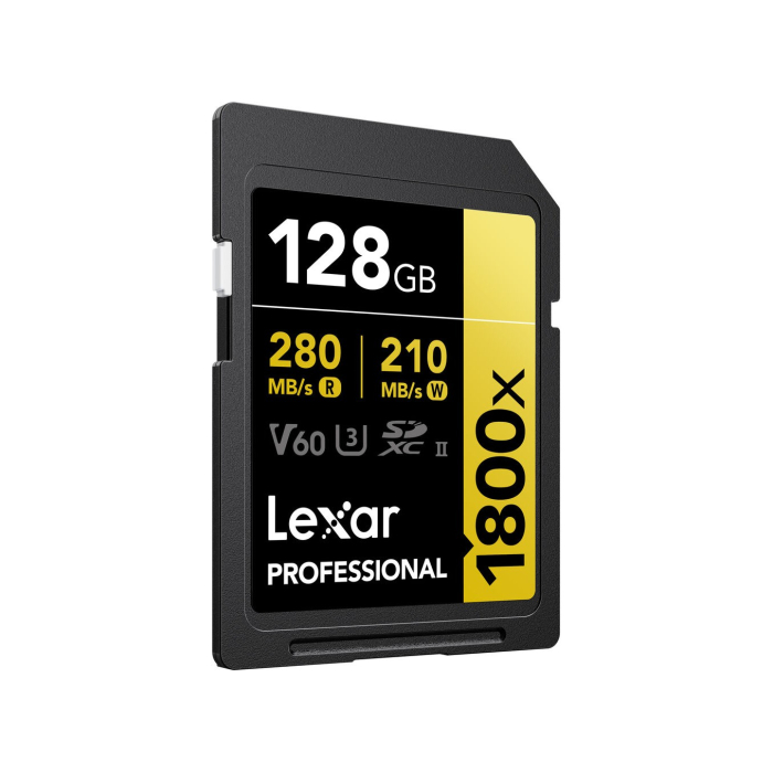 Thẻ nhớ SDXC Lexar 128GB 280MB/s Professional 1800x UHS-II Gold Series
