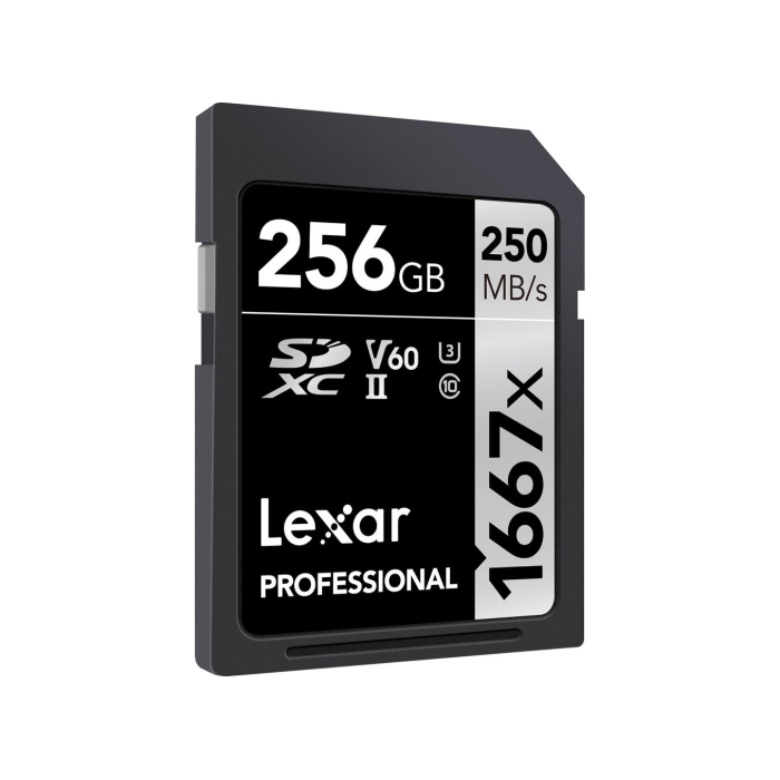 Thẻ nhớ SDXC Lexar 256GB 250MB/s Professional 1667x UHS-II Silver Series
