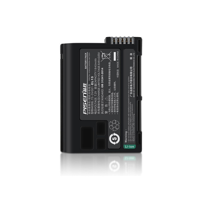 Pin sạc Pisen EN-EL15 dùng cho Nikon - Chính hãng Pin sạc Pisen EN-EL15 dùng cho Nikon - Chính hãng