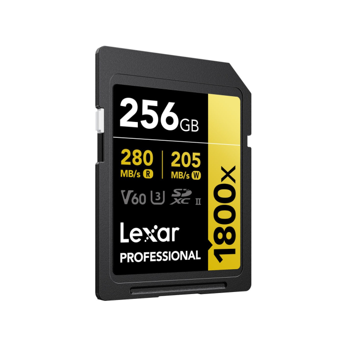 Thẻ nhớ SDXC Lexar 256GB 280MB/s Professional 1800x UHS-II Gold Series