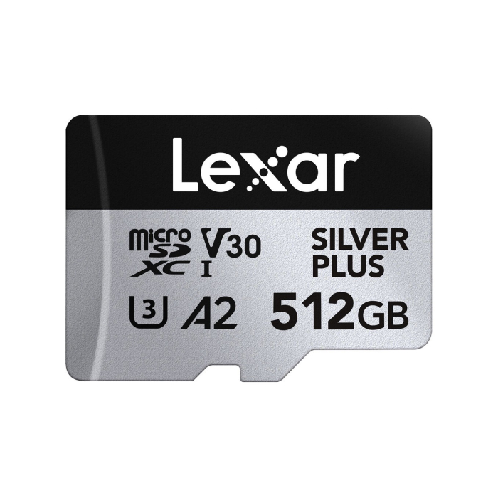 Thẻ nhớ microSDXC Lexar 512GB 205MB/s UHS-I Professional Silver Plus Series