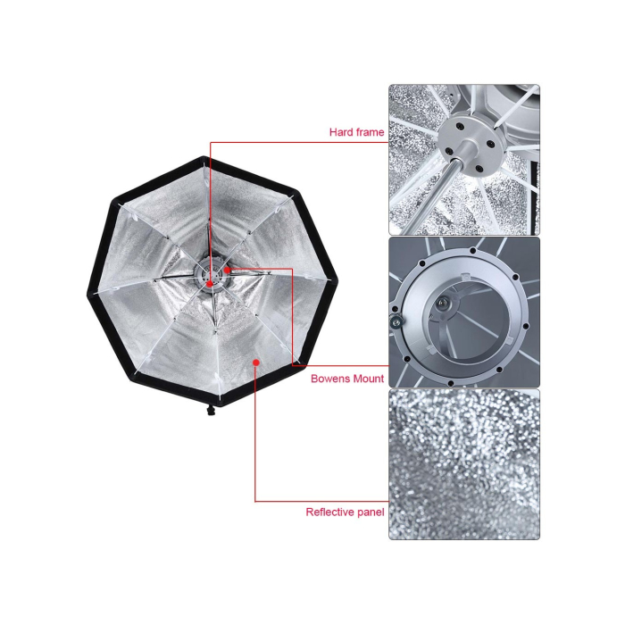 Softbox dù Godox 80cm (không tổ ong) - Chính hãng Softbox dù Godox 80cm (không tổ ong) - Chính hãng