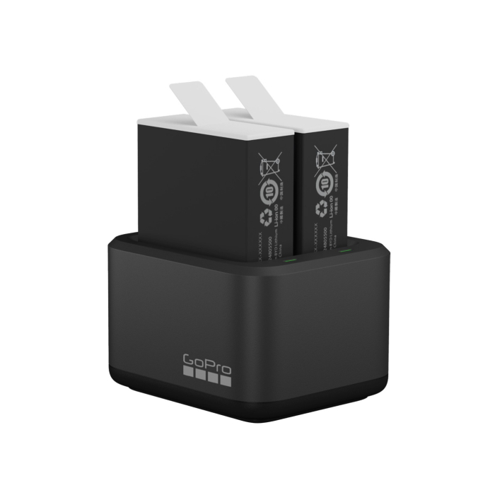 Bộ 2 pin + sạc đôi GoPro Enduro HERO9/10/11/12 Black Bộ 2 pin + sạc đôi GoPro Enduro HERO9/10/11/12 Black