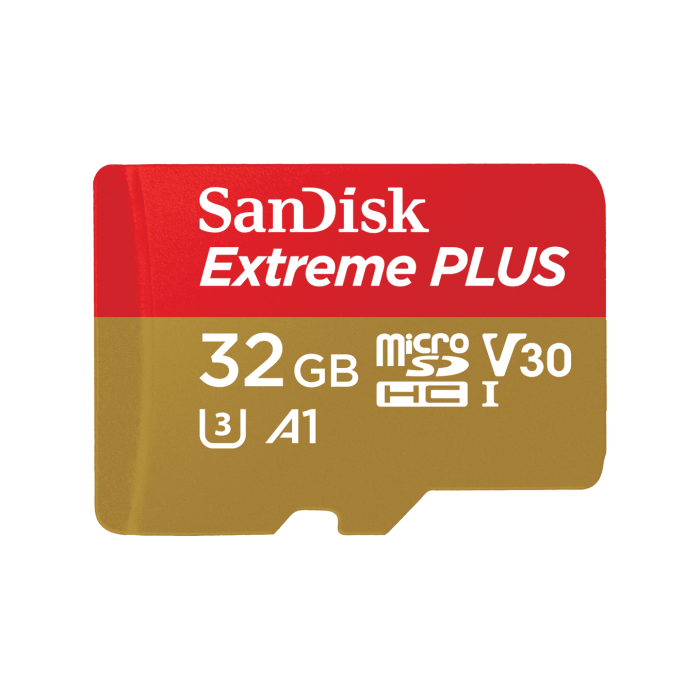 Thẻ nhớ MicroSDHC SanDisk Extreme V30 A1 667x 32GB 100MB/s Thẻ nhớ MicroSDHC SanDisk Extreme V30 A1 667x 32GB 100MB/s