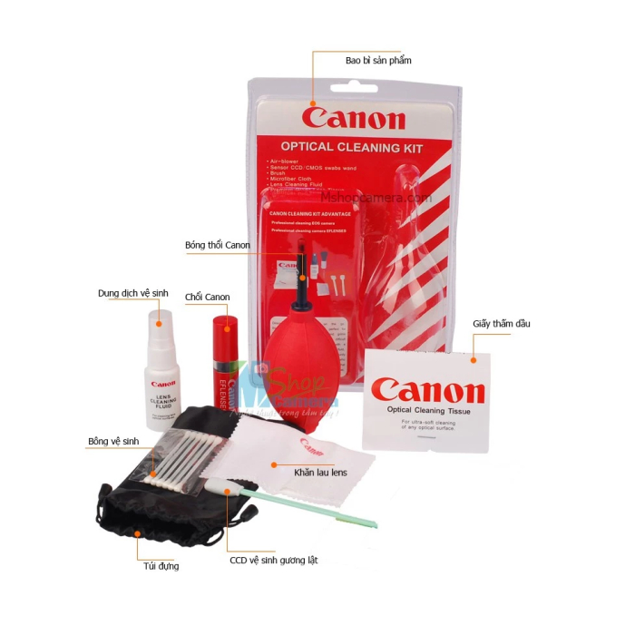 BỘ VỆ SINH MÁY ẢNH CANON 7 IN 1 BỘ VỆ SINH MÁY ẢNH CANON 7 IN 1