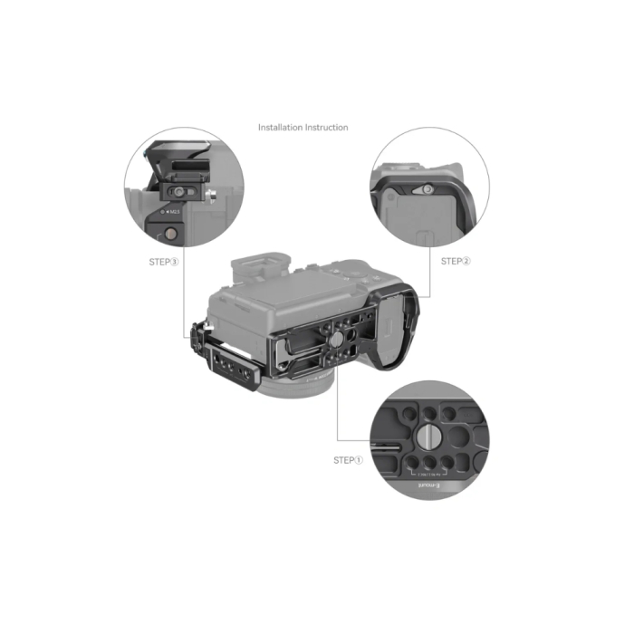 SmallRig “Rhinoceros” Advanced Cage Kit for Sony Alpha 7R V / Alpha 7 IV / Alpha 7S III - Chính hãng SmallRig “Rhinoceros” Advanced Cage Kit for Sony Alpha 7R V / Alpha 7 IV / Alpha 7S III - Chính hãng