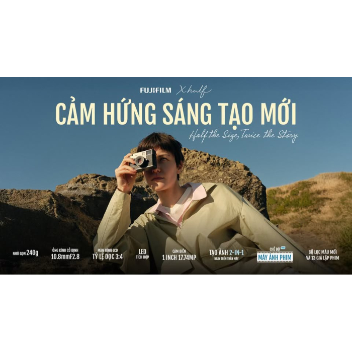 Máy ảnh Fujifilm X-Half - Chính Hãng Máy ảnh Fujifilm X-Half - Chính Hãng