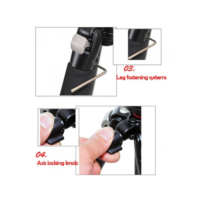 Chân máy ảnh chuyên nghiệp Beike BK-QZ304 - Chính hãng Chân máy ảnh chuyên nghiệp Beike BK-QZ304 - Chính hãng