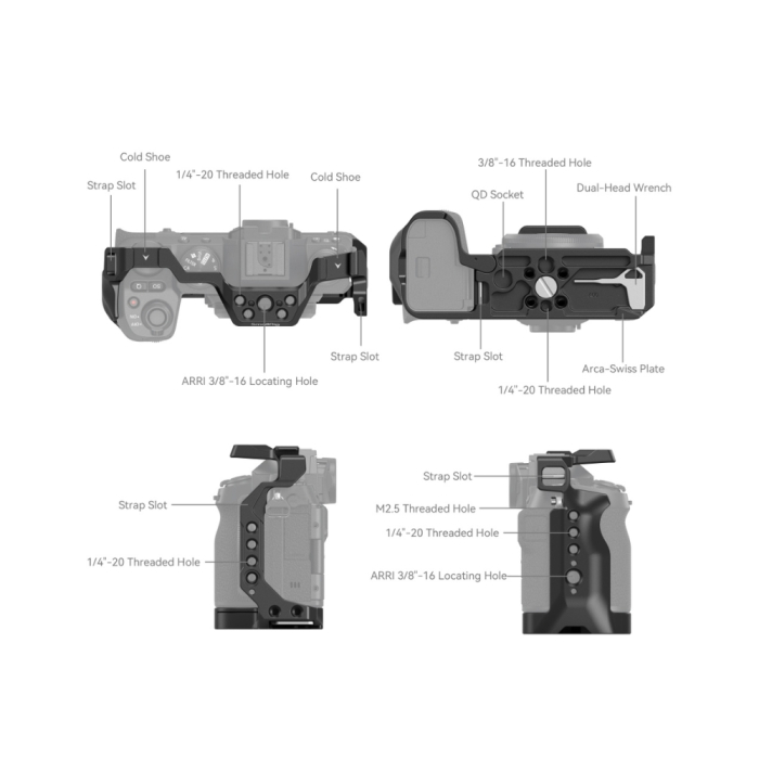 SmallRig Cage for FUJIFILM X-S20 - Chính hãng SmallRig Cage for FUJIFILM X-S20 - Chính hãng