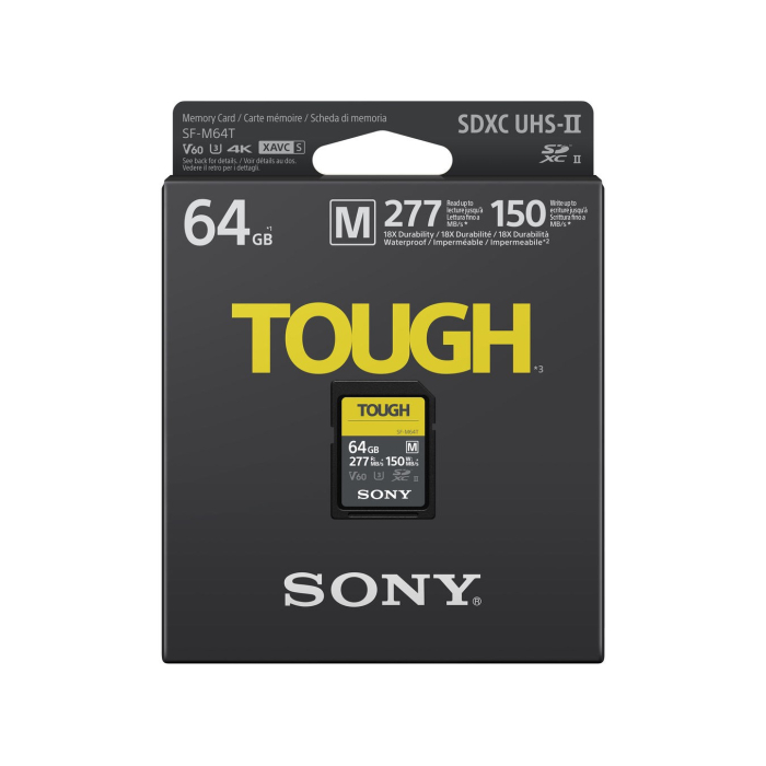 Thẻ nhớ SDXC Sony 64GB SF-M TOUGH UHS-II 277MB/s