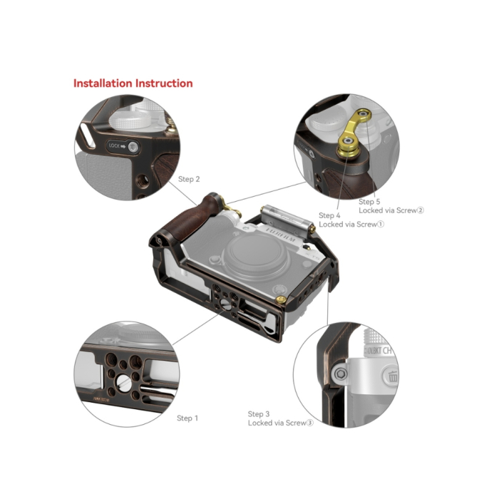 SmallRig Retro Cage for FUJIFILM X-T5 - Chính hãng SmallRig Retro Cage for FUJIFILM X-T5 - Chính hãng