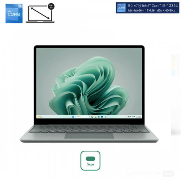 Surface Laptop Go 3 (Intel Core i5 16GB RAM 256GB SSD New) - Chính hãng