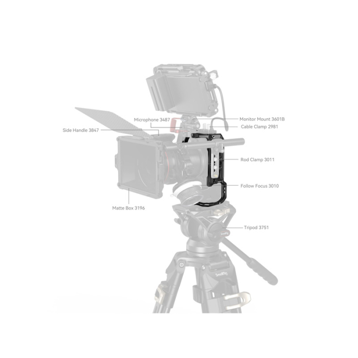 SmallRig HawkLock Quick Release Cage Cho Canon EOS R6 Mark II (4159B) - Chính hãng SmallRig HawkLock Quick Release Cage Cho Canon EOS R6 Mark II (4159B) - Chính hãng