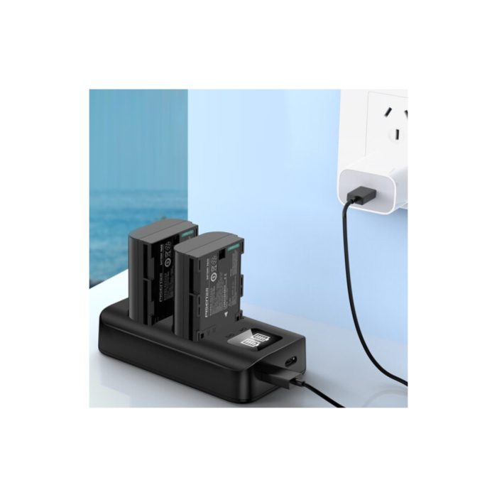 Bộ 2 pin & sạc Pisen LP-E6NH dùng cho Canon - Chính hãng Bộ 2 pin & sạc Pisen LP-E6NH dùng cho Canon - Chính hãng